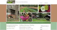 Desktop Screenshot of harlands-creek-farm.com